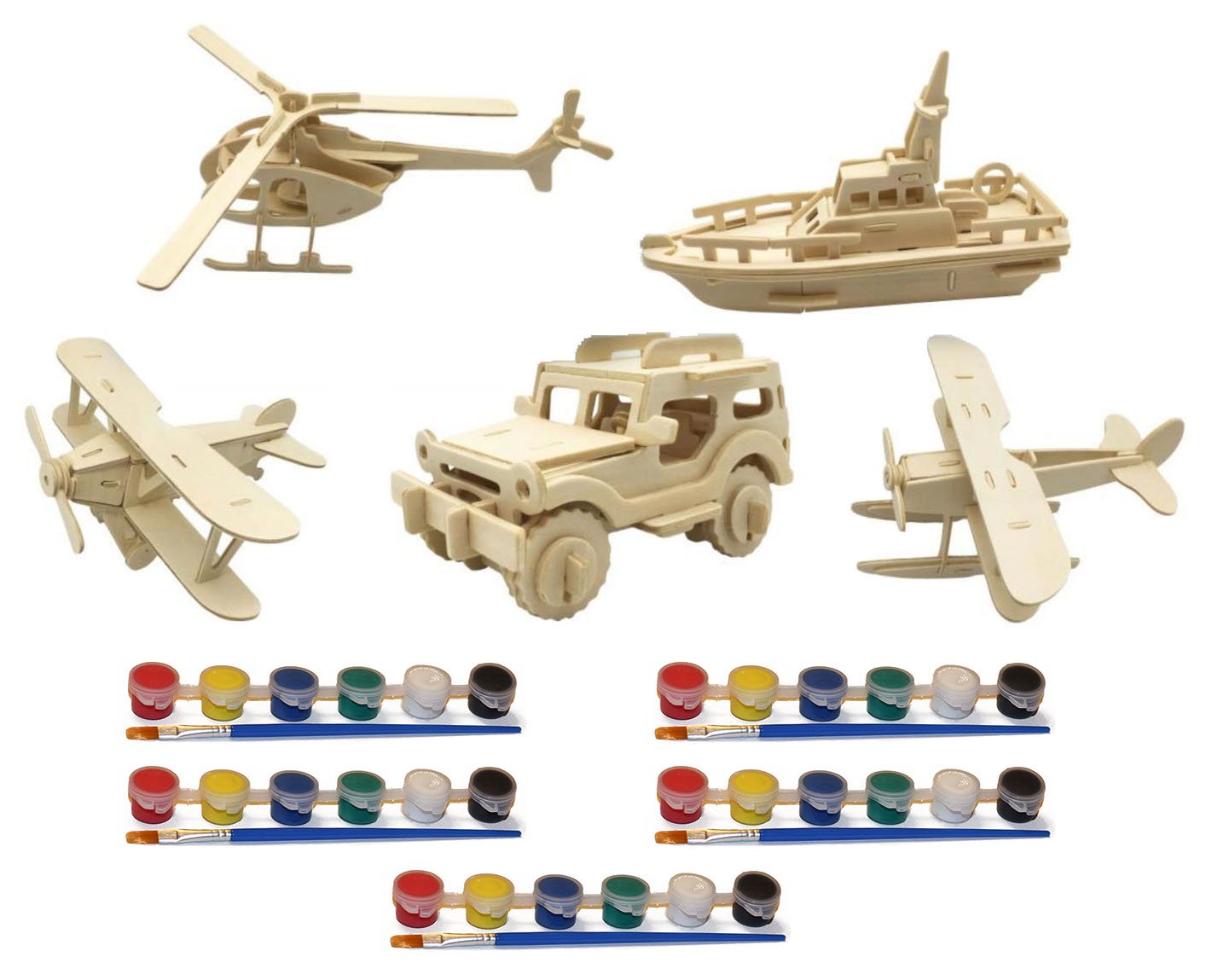 Hobby Wood 3D Puzzle Set