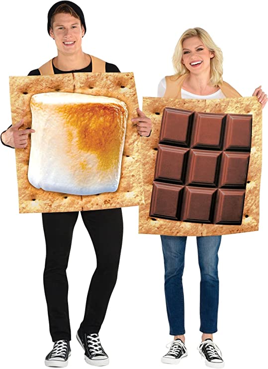 Adult Couple S'Mores Snack Costumes