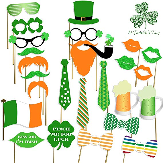 St Patrick's Photo Booth Props 