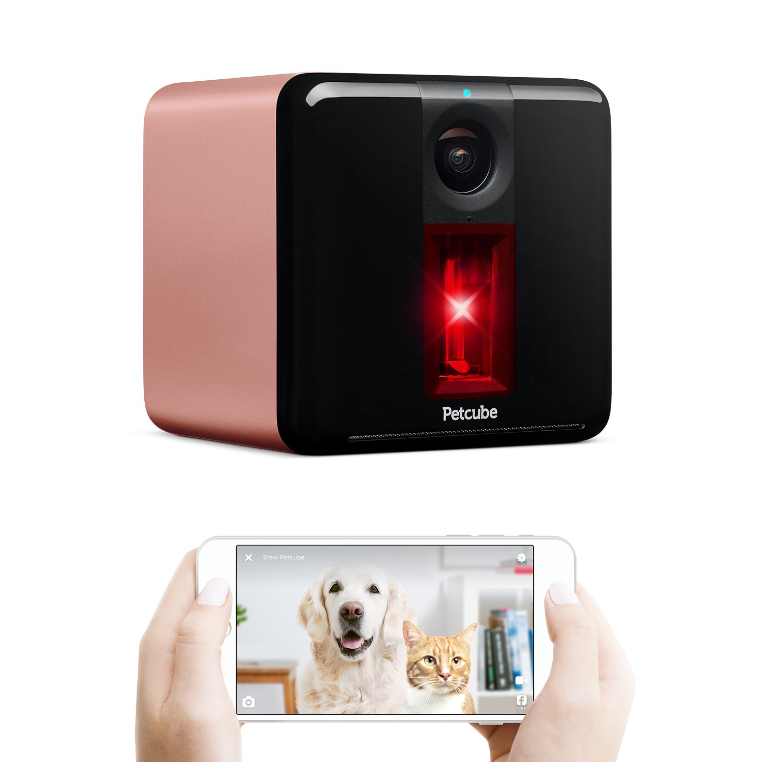 Petcube Play Smart Pet Camera with Interactive Laser Toy.