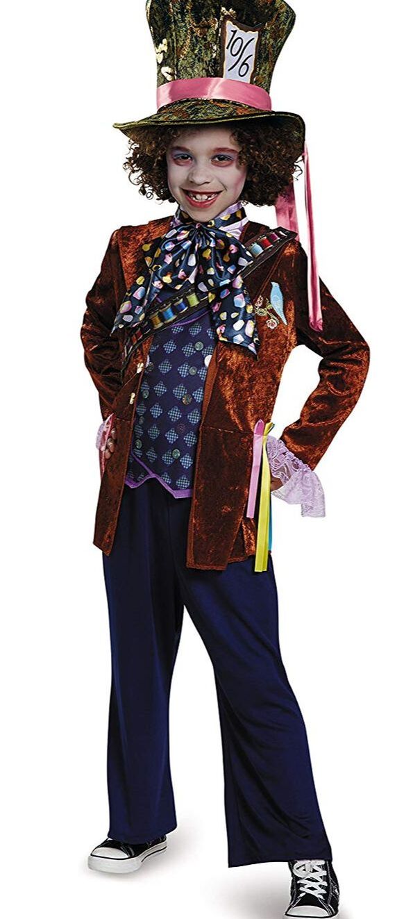 Mad Hatter Deluxe Alice Through The Looking Glass Movie Disney Costume, 
