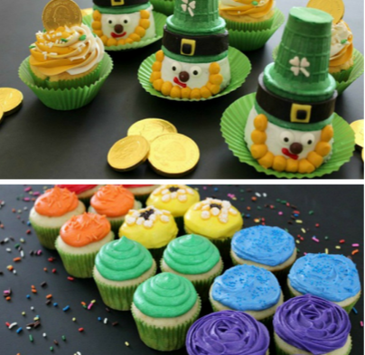 12 St. Patrick's Day Cupcakes | HoosierHomemade.com