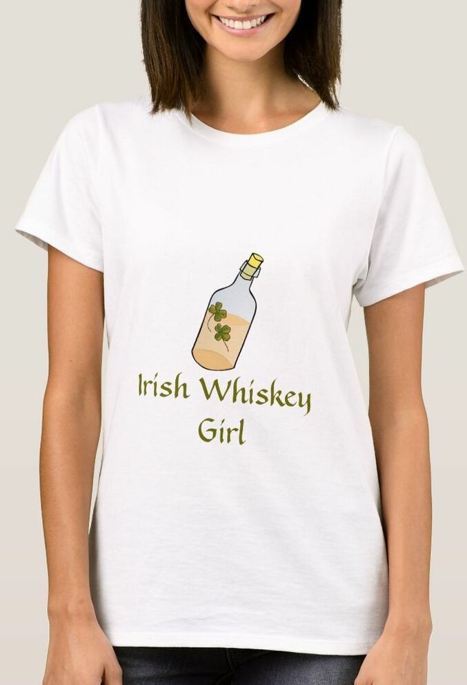 Irish Whiskey Girl St Patrick's Day T-Shirt