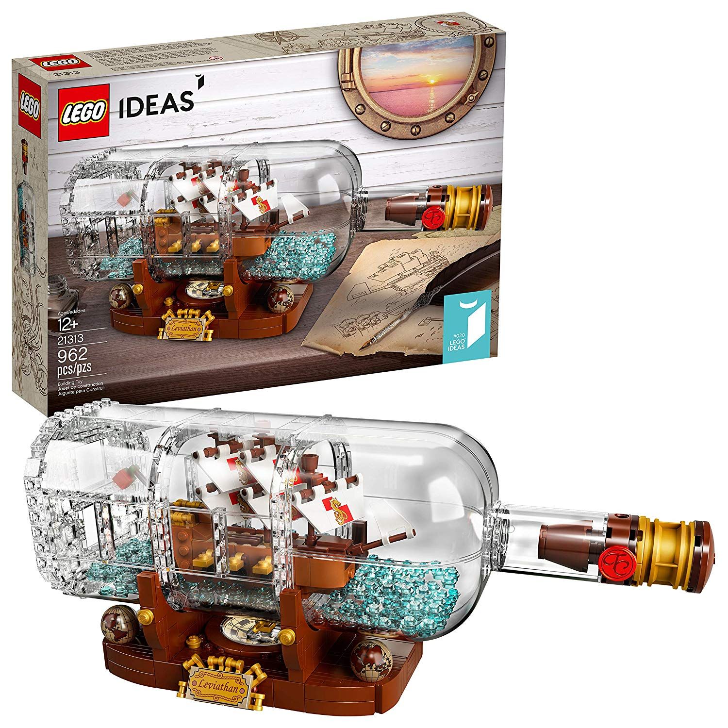 LEGO Ideas Ship in a Bottle | AMAZON