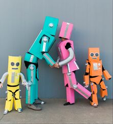 Robot Family Costumes to make